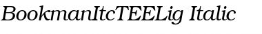 Download BookmanItcTEELig Font Download BookmanItcTEELig Font