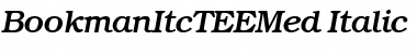 Download BookmanItcTEEMed Font Download BookmanItcTEEMed Font