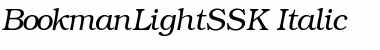 Download BookmanLightSSK Font Download BookmanLightSSK Font