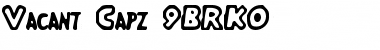 Download Vacant Capz (BRK) Font Download Vacant Capz (BRK) Font