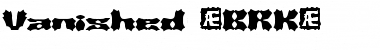 Download Vanished (BRK) Font Download Vanished (BRK) Font