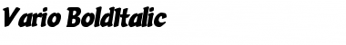 Download Vario-BoldItalic Font Download Vario-BoldItalic Font