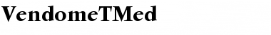 Download VendomeTMed Font Download VendomeTMed Font