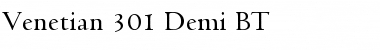 Download Venetian301 Dm BT Font Download Venetian301 Dm BT Font