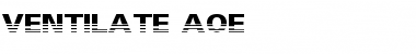 Download Ventilate AOE Font Download Ventilate AOE Font