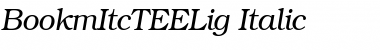 Download BookmItcTEELig Font Download BookmItcTEELig Font