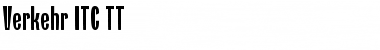 Download Verkehr ITC TT Font Download Verkehr ITC TT Font