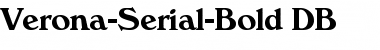 Download Verona-Serial DB Font Download Verona-Serial DB Font