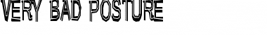 Download Very bad posture Font Download Very bad posture Font