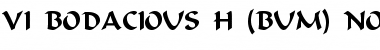 Download VI Bodacious H (Bum) Font Download VI Bodacious H (Bum) Font