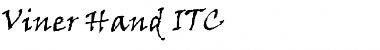 Download Viner Hand ITC Font Download Viner Hand ITC Font