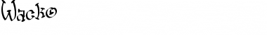 Download Wacko Font Download Wacko Font