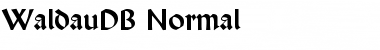 Download WaldauDB Font Download WaldauDB Font