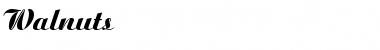 Download Walnuts Font Download Walnuts Font