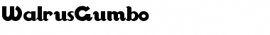 Download WalrusGumbo Font Download WalrusGumbo Font