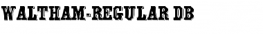 Download Waltham DB Font Download Waltham DB Font