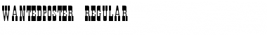 Download WantedPoster Font Download WantedPoster Font