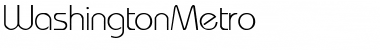 Download WashingtonMetro Font Download WashingtonMetro Font