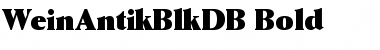 Download WeinAntikBlkDB Font Download WeinAntikBlkDB Font