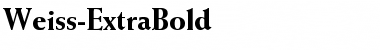 Download Weiss-ExtraBold Font Download Weiss-ExtraBold Font