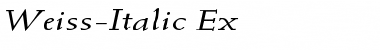 Download Weiss-Italic Ex Font Download Weiss-Italic Ex Font