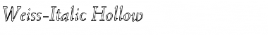 Download Weiss-Italic Hollow Font Download Weiss-Italic Hollow Font