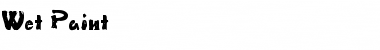 Download Wet Paint Font Download Wet Paint Font