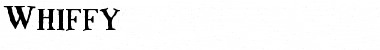 Download Whiffy Font Download Whiffy Font