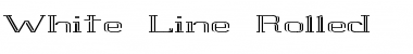 Download White Line Rolled Font Download White Line Rolled Font