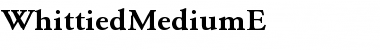 Download WhittiedMediumE Font Download WhittiedMediumE Font