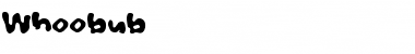 Download Whoobub Font Download Whoobub Font