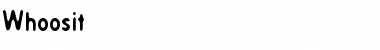 Download Whoosit Font Download Whoosit Font