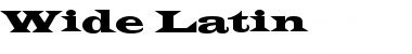 Download Wide Latin Font Download Wide Latin Font
