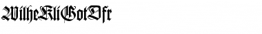 Download WilheKliGotDfr Font Download WilheKliGotDfr Font