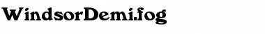 Download WindsorDemi.fog Font Download WindsorDemi.fog Font