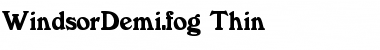 Download WindsorDemi.fog Thin Font Download WindsorDemi.fog Thin Font