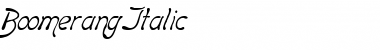 Download BoomerangItalic Font Download BoomerangItalic Font