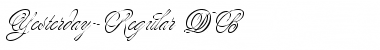 Download Yesterday DB Font Download Yesterday DB Font