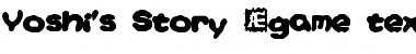 Download Yoshi's Story (game text) (BRK) Font Download Yoshi's Story (game text) (BRK) Font