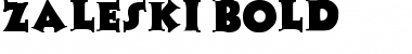 Download Zaleski bold Font Download Zaleski bold Font