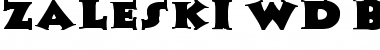 Download Zaleski Wd bold Font Download Zaleski Wd bold Font