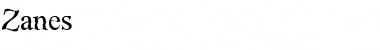 Download Zanes Font Download Zanes Font