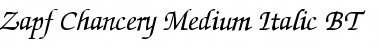 Download ZapfChan MdIt BT Font Download ZapfChan MdIt BT Font