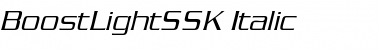 Download BoostLightSSK Font Download BoostLightSSK Font