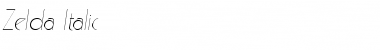 Download Zelda Italic Font Download Zelda Italic Font
