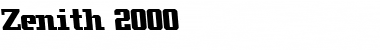Download Zenith 2000 Font Download Zenith 2000 Font