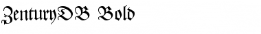 Download ZenturyDB Font Download ZenturyDB Font