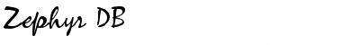 Download Zephyr DB Font Download Zephyr DB Font