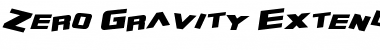Download Zero Gravity Extended Font Download Zero Gravity Extended Font