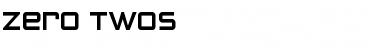 Download Zero Twos Font Download Zero Twos Font